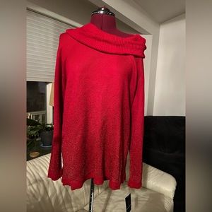 I.N. Studio NWT Red Sweater 1X
